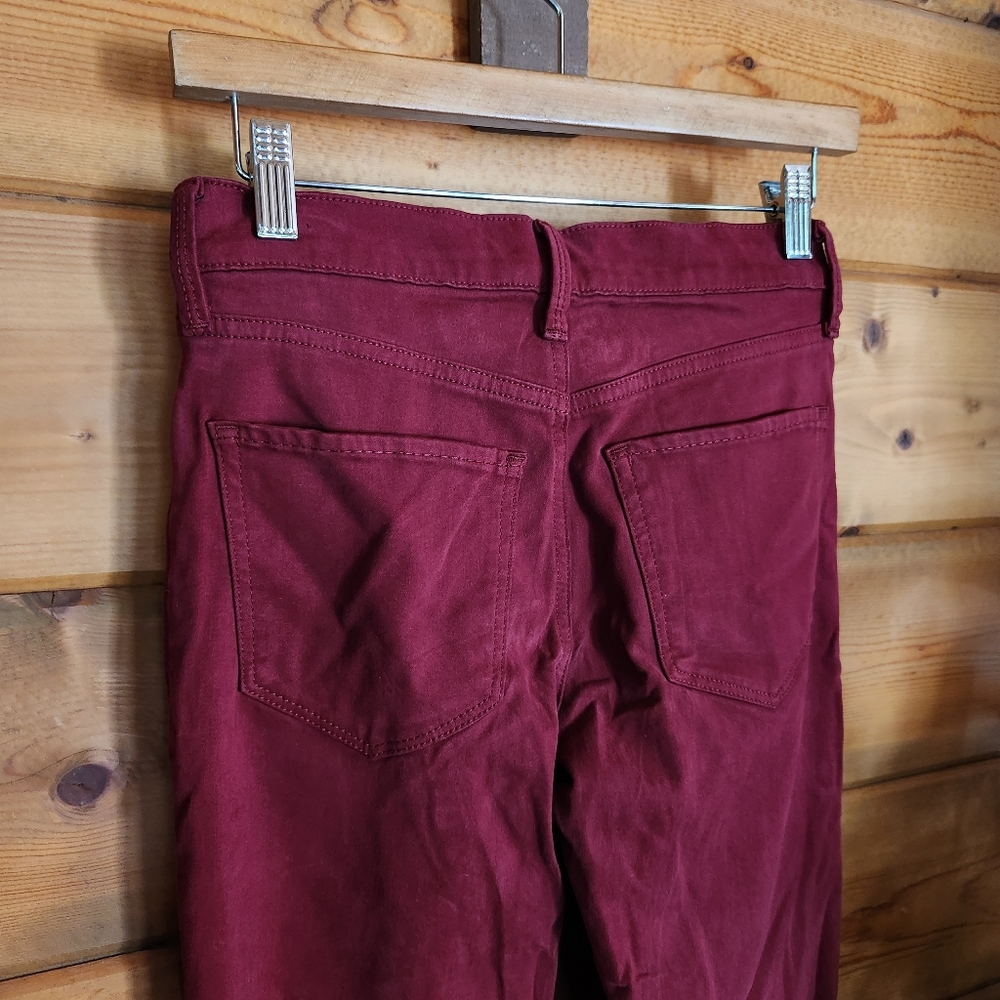 Lucky Brand ๐ Brooke Red Mid Rise Skinny Stretch Legging Ankle Jeans Sz 2 X 29" - Picture 9 of 12